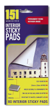 151 Interior Sticky Pads 80pc